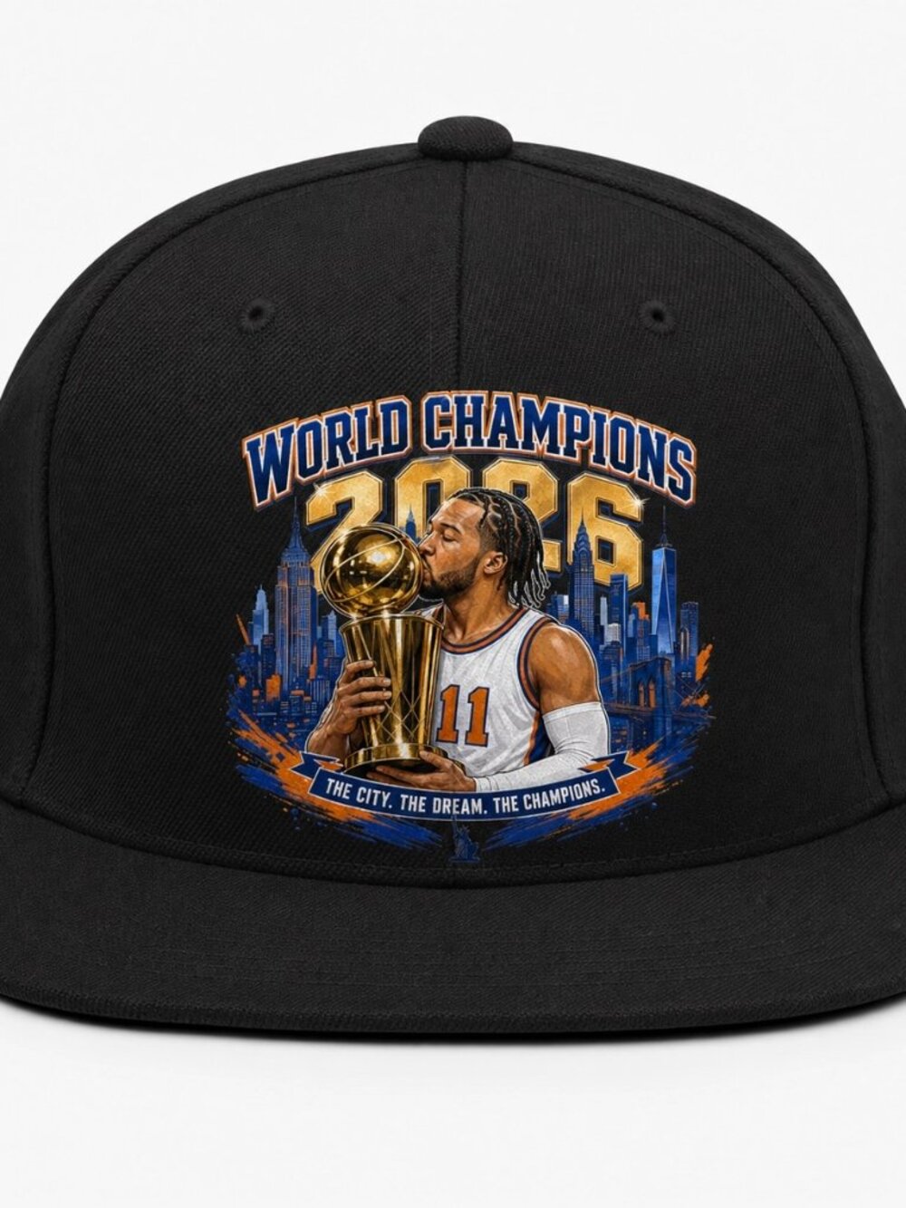 Championship Commemorative Hat, Unisex New York Basketball Champions Snapback
